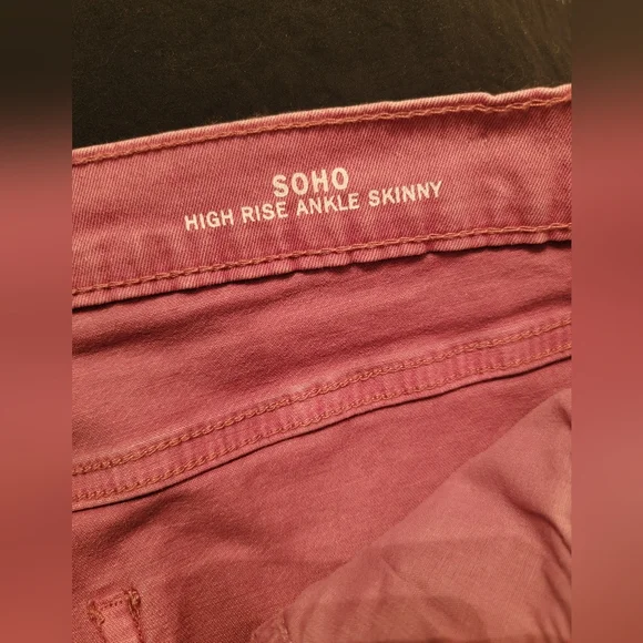 Nicole Miller Pink High Rise Women Jeans - Picture 2 of 6